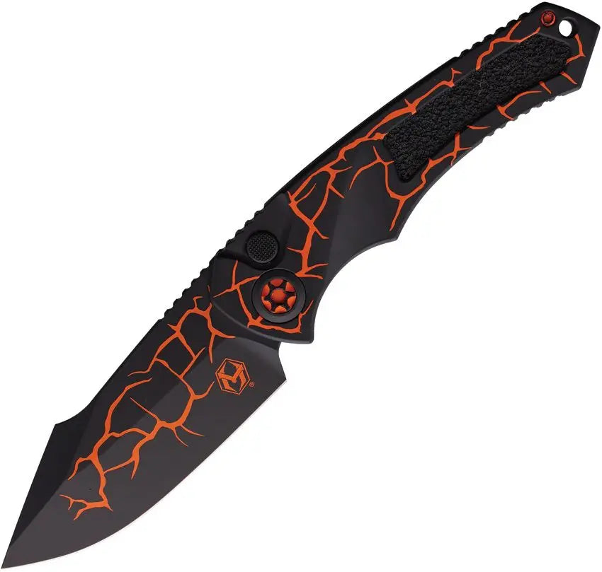 Heretic Knives Auto Pariah UV Orange Magma