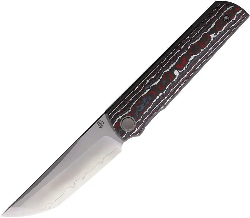 North Mountain Chop 4 Linerlock Red/Wht CF